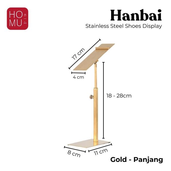 HOMU HANBAI Table Hanger Rak Hanger Display Rak Gantungan Sepatu Premium Bahan Stainless Steel