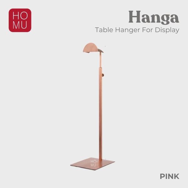 HOMU HANGA – Table Hanger Rak Gantungan Display Tas HeadSet Premium Bahan Stainless Steel Gold