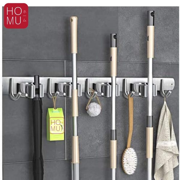 HOMU HANGAHOKI – GANTUNGAN SAPU PEL STAINLESS MOP BROOM HOLDER KAPSTOK CANTOLAN ORGANIZER PREMIUM