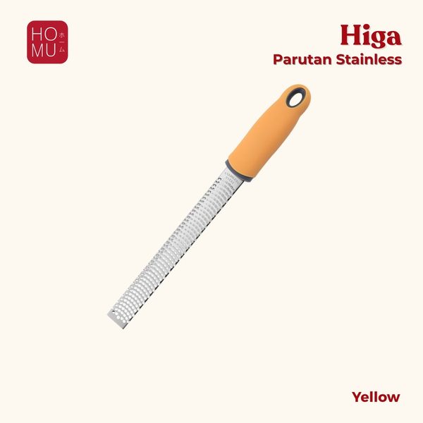 HOMU HIGA Parutan Keju Grater Lemon Zester Stainless Steel Super Tajam Anti Karat Panjang 32cm