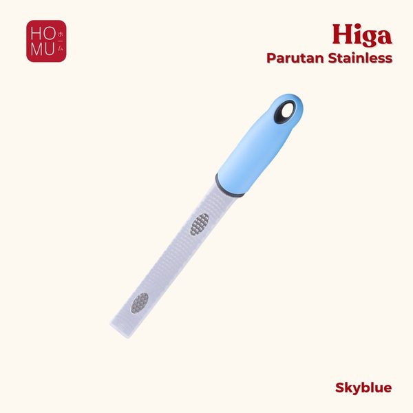 HOMU HIGA Parutan Keju Grater Lemon Zester Stainless Steel Super Tajam Anti Karat Panjang 32cm