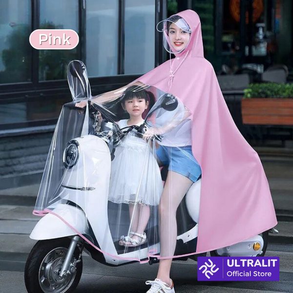 HOMU HONDO Jas Hujan Ponco PVC Premium /Jas Hujan Motor / jas hujan ponco DOUBLE / Jas hujan terusan