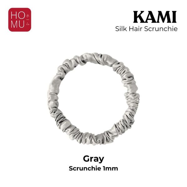 HOMU Kami Real Natural Silk Scrunchie For Hair Ikat Rambut 100% Sutera Asli Organik