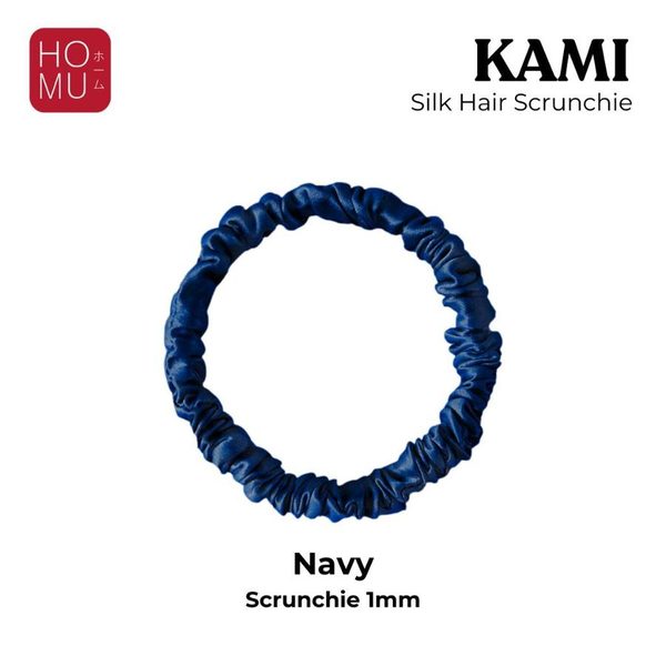HOMU Kami Real Natural Silk Scrunchie For Hair Ikat Rambut 100% Sutera Asli Organik
