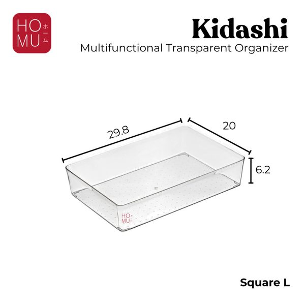 HOMU Kidashi Modular Drawer Organizer Kotak Penyimpanan Laci Multifungsi Transparan Kombinasi