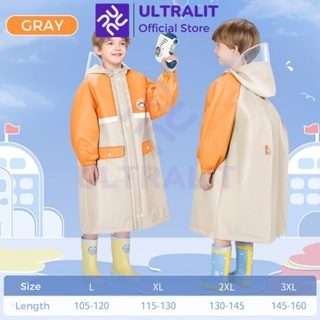 HOMU KYOTO Rain Coat Jas Hujan Anak Premium Model Korea Bahan PEVA Ringan. Tahan Air