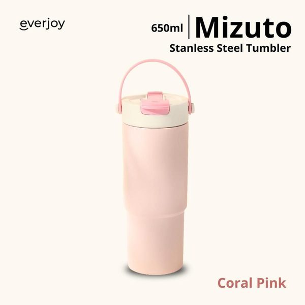 HOMU MIZUTO – Tumbler SUS316 Ceramic Coating 630ml Stenless Steel Insulasi Panas Dingin
