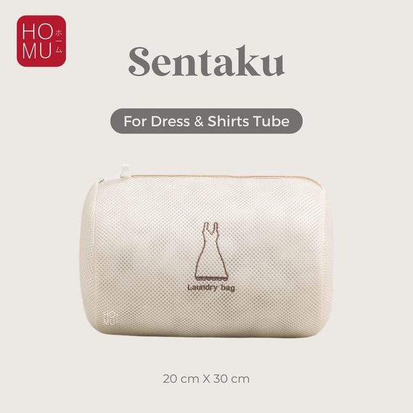 HOMU SENTAKU Laundry Net Bag Kantong Jaring Pelindung Cuci Baju Mesin Extra Tebal