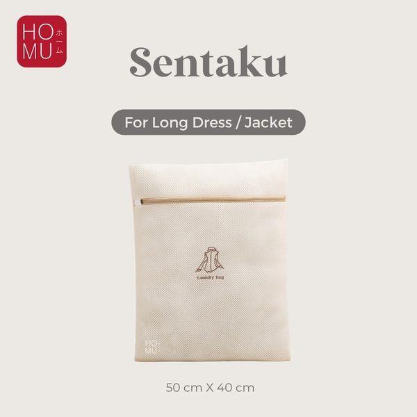 HOMU SENTAKU Laundry Net Bag Kantong Jaring Pelindung Cuci Baju Mesin Extra Tebal