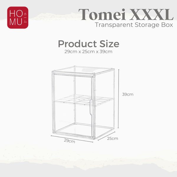 HOMU TOMEI – Transparent Storage XXXL
